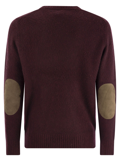Shop Polo Ralph Lauren Crew Neck Sweater In Wool And Cashmere