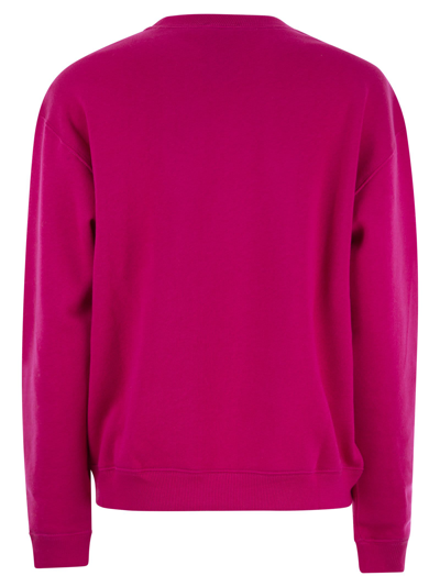 Shop Polo Ralph Lauren Crewneck Cotton Sweatshirt