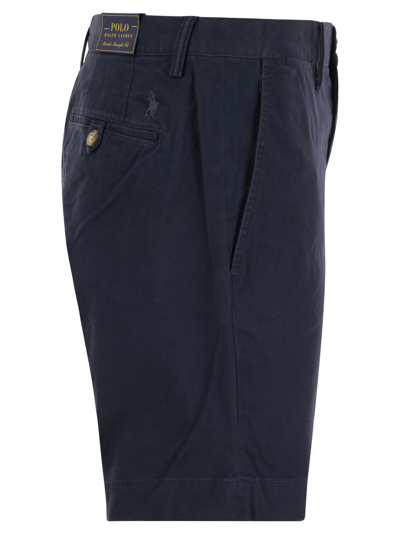 Polo Ralph Lauren Mens Slim Fit Chino Shorts In Navy