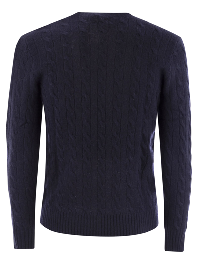 Shop Polo Ralph Lauren Wool And Cashmere Cable Knit Sweater