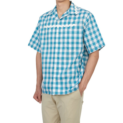 Shop Prada Checked Cotton Shirt