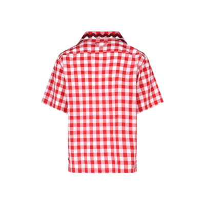 Shop Prada Checked Shirt