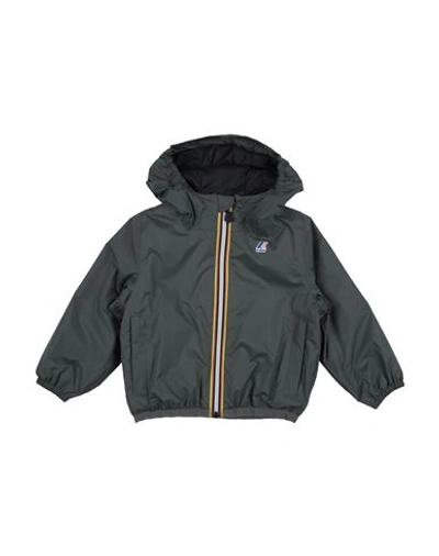 Shop K-way Toddler Boy Jacket Military Green Size 6 Polyamide