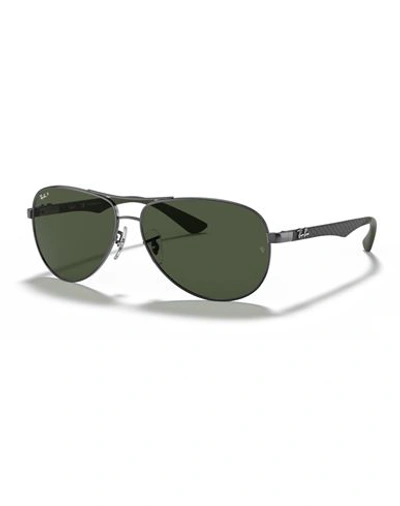 Shop Ray Ban Ray-ban Carbon Fibre Man Sunglasses Grey Size 58 Steel