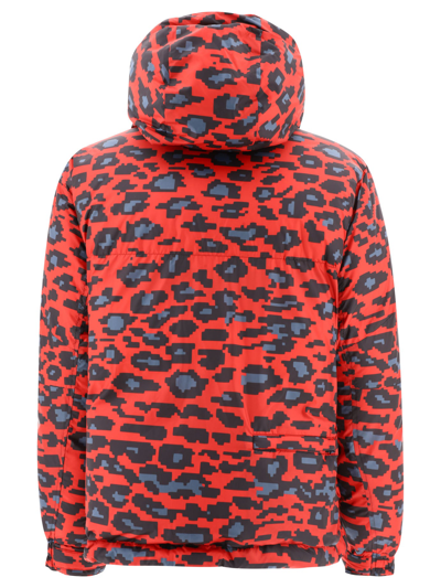 Shop Undercover Down Jacket With Pixel Print