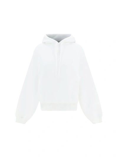 Shop Alexander Wang Cotton Sweatshirt With Frontal Logo