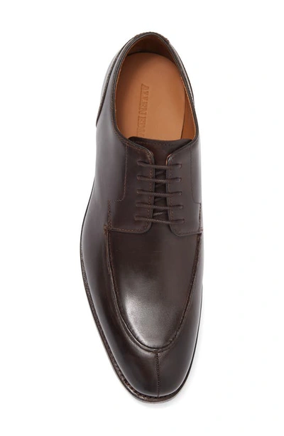 Shop Allen Edmonds Watson Leather Derby In Dark Brown