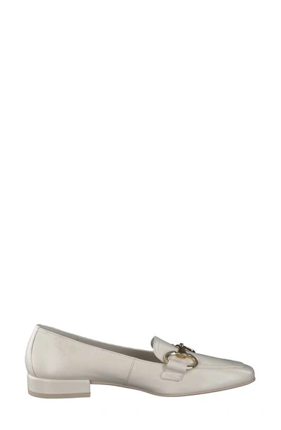 Paul Green Lil Lux Flat In Cream Soft Nappa