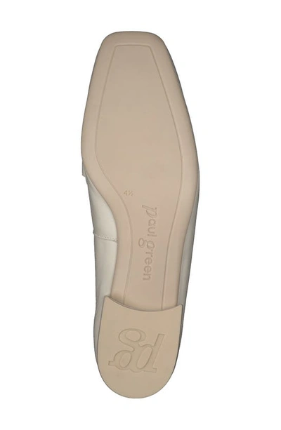 Shop Paul Green Lil Lux Flat In Cream Soft Nappa