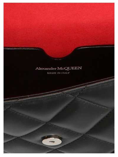 Shop Alexander Mcqueen Skull Crossbody Bags White/black
