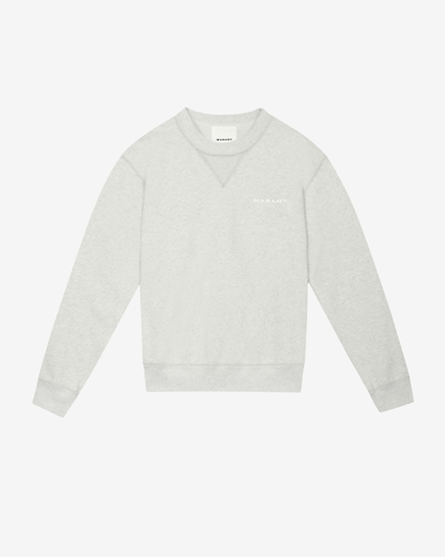 Shop Isabel Marant Mikis Logo Sweatshirt In Grey