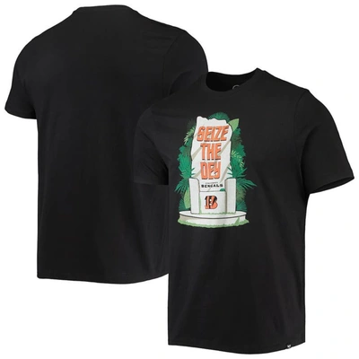 Shop 47 ' Black Cincinnati Bengals Logo Super Rival T-shirt