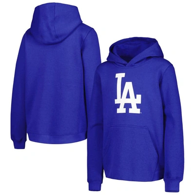 Outerstuff Youth Royal Los Angeles Dodgers Team Primary Logo Pullover Hoodie In Royal