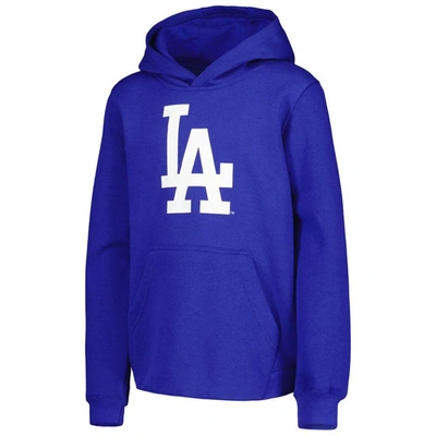 Outerstuff Youth Royal Los Angeles Dodgers Team Primary Logo Pullover Hoodie In Royal