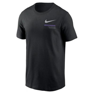 Shop Nike Black Colorado Rockies Over The Shoulder T-shirt