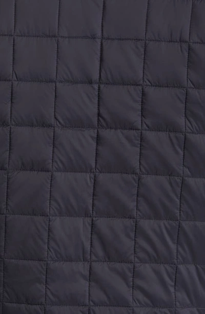 Taion Reversible Fleece Down Jacket In Black/black