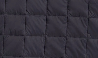 Taion Reversible Fleece Down Jacket In Black/black