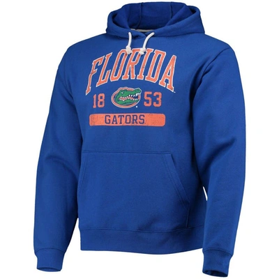 Shop League Collegiate Wear Royal Florida Gators Volume Up Essential Fleece Pullover Hoodie