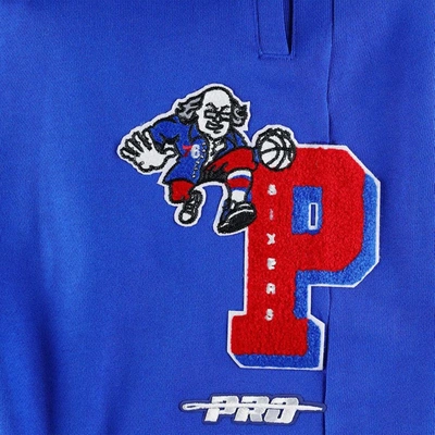 Pro Standard Royal Philadelphia 76ers Mash Up Capsule Sweatpants In Royal