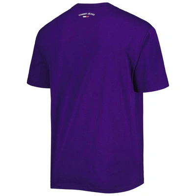 Shop Tommy Jeans Purple Los Angeles Lakers Tim Backboard T-shirt