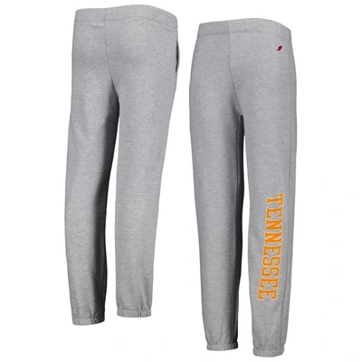 Shop League Collegiate Wear Youth  Gray Tennessee Volunteers Essential Pants In Heather Gray