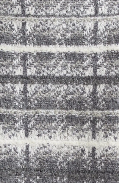 Thom Browne Collared Checkered Jacket Front Pockets In Pale Grey
