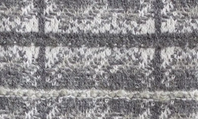 Thom Browne Collared Checkered Jacket Front Pockets In Pale Grey