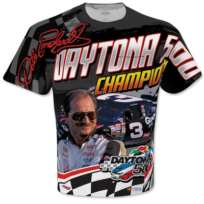 Shop Checkered Flag Sports Black Dale Earnhardt Daytona 500 Champion Legends T-shirt