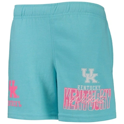 Shop Outerstuff Youth Aqua Kentucky Wildcats Super Fresh Neon Daze Shorts