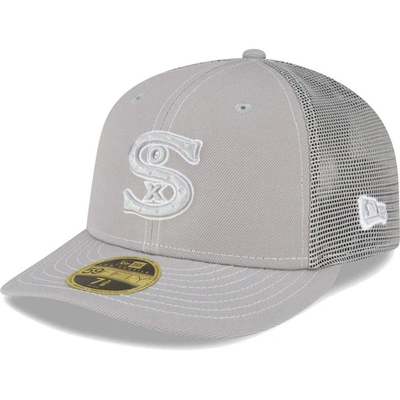 Shop New Era Gray Chicago White Sox 2023 On-field Batting Practice Low Profile 59fifty Fitted Hat