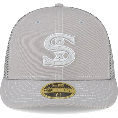 Shop New Era Gray Chicago White Sox 2023 On-field Batting Practice Low Profile 59fifty Fitted Hat