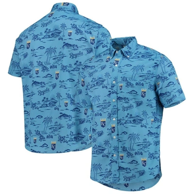 Shop Reyn Spooner Light Blue Kansas City Royals Kekai Performance Button-up Shirt