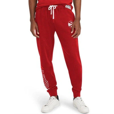 Shop Tommy Jeans Red Atlanta Hawks Carl Bi-blend Fleece Jogger Pants