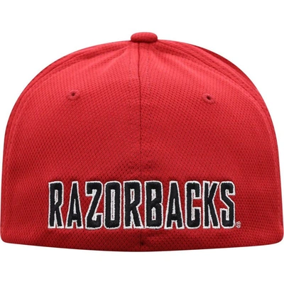 Shop Top Of The World Cardinal Arkansas Razorbacks Reflex Logo Flex Hat