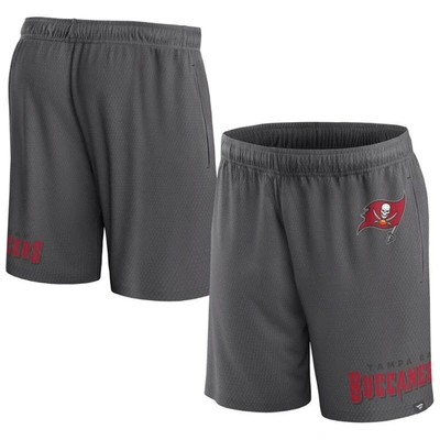 Shop Fanatics Branded Gray Tampa Bay Buccaneers Clincher Shorts