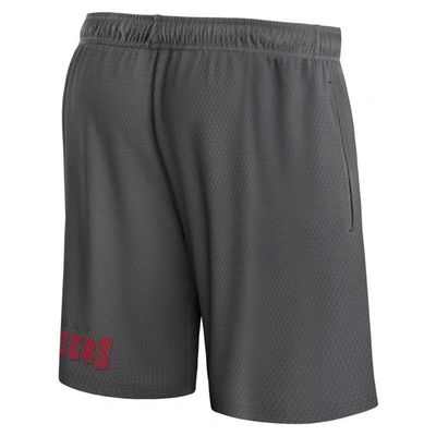 Shop Fanatics Branded Gray Tampa Bay Buccaneers Clincher Shorts