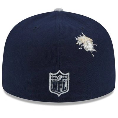 Shop New Era X Staple New Era Navy/gray Dallas Cowboys Nfl X Staple Collection 59fifty Fitted Hat