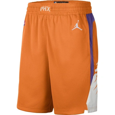 Shop Jordan Brand Orange Phoenix Suns Statement Edition Swingman Shorts