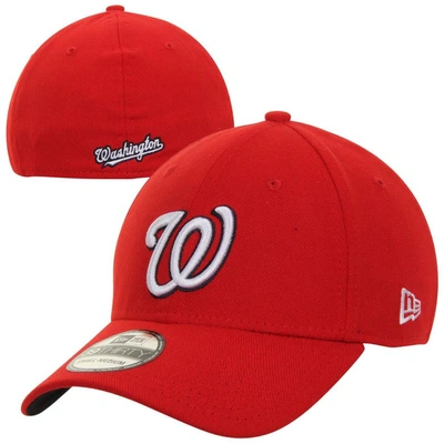Shop New Era Red Washington Nationals Mlb Team Classic Alternate 39thirty Flex Hat