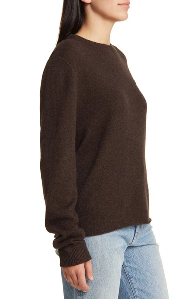 Shop Reformation Cashmere Blend Sweater In Compost