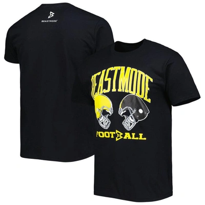 Shop Beast Mode Black/yellow Football T-shirt