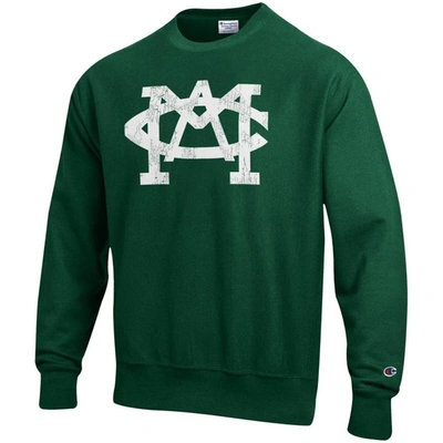 Shop Champion Green Michigan State Spartans Vault Logo Reverse Weave Pullover Sweatshirt