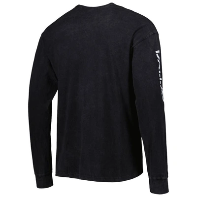 Shop Jordan Brand Black Dallas Mavericks Courtside Max 90 Vintage Wash Statement Edition Long Sleeve T-sh