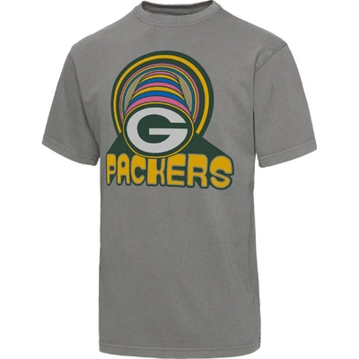 Shop Junk Food Graphite Green Bay Packers Wonderland Infinity Vibe T-shirt