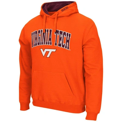 Shop Colosseum Orange Virginia Tech Hokies Arch & Logo 3.0 Pullover Hoodie