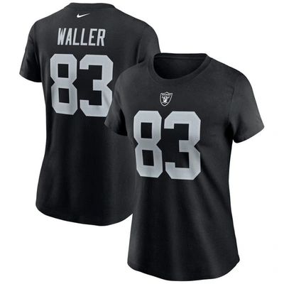 Shop Nike Darren Waller Black Las Vegas Raiders Name & Number T-shirt