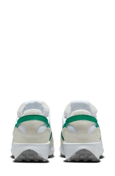 Shop Nike Waffle Debut Sneaker In White/ Malachite