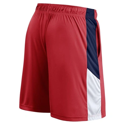 Shop Fanatics Branded Red Cleveland Guardians Primary Logo Shorts