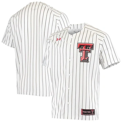 Shop Under Armour White Texas Tech Red Raiders Replica Performance Baseball Jersey