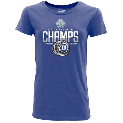 Shop Blue 84 Basketball Conference Tournament Champions Locker Room T-shirt In Royal